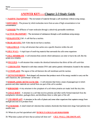 Complete the table by checking the correct column for each statement: Cell Transport Study Guide Answer Key Fill Online Printable Fillable Blank Pdffiller