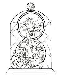 Stained glass christmas coloring pages suitable combine. Beauty And The Beast Stained Glass Idea Colour Coming Soon Disney Stained Glass Disney Coloring Pages Coloring Pages