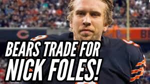 Bears coach matt nagy announced monday that nick foles will start at quarterback going forward and that tests confirmed running back tarik cohen dickerson covers the chicago bears for espn's nfl nation. Bears Trade For Nick Foles Reaction Analysis Chicago Bears News Youtube