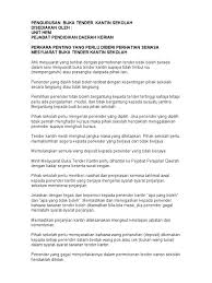 Siswa juga banyak bersantai untuk mengisi waktu luang diantara jam belajarnya sambil menikmati makanan dan. Pengurusan Buka Tender Kantin Baru