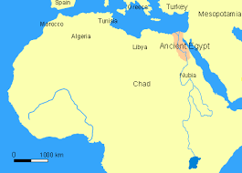 Upper and lower egypt map. Egypt In Africa