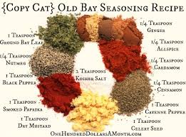 Diy Copy Cat Old Bay Seasoning Recipe One Hundred Dollars A Month Seasoning Recipes Spice Recipes Homemade Spices