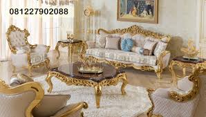 1 set kursi bangku chair sofa besar ruang tamu baca tidur nongkrong: Harga Kursi Tamu Klasik Mewah Dekorasi Rumah Jati