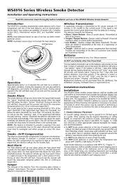 Although they are prone to making more mistakes than. Ws4916 Series Wireless Smoke Detector Manualzz