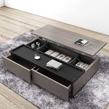 Establish the number of persons is likely to be utilizing the room in general in order that you can get the perfect measured. Modern Lift Top Wood Storage Coffee Table Gray And Black Rectangular Coffee Table With Drawers Coffee Table With Drawers Coffee Table Grey Coffee Table Wood