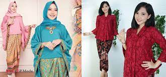 Anda bisa tambahkan aksen hiasan atau model. 25 Model Baju Kebaya Batik Stylish Terbaru Muda Co Id