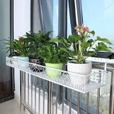 Different styles of metal planter boxes are suited to varied applications and scales. Buy European Hanging Balcony Railing Flower Pots Hanging Wrought Iron Flower Multilayer Wood Frame Scindapsus Showy Specials In Cheap Price On Alibaba Com