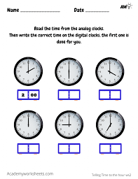They are not designed for. Clock Worksheets Telling Time To The Hour Academy Worksheets