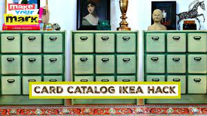 Check out how your online product catalog could look if you create and publish it with flipsnack. Card Catalog Ikea Hack Diy Youtube