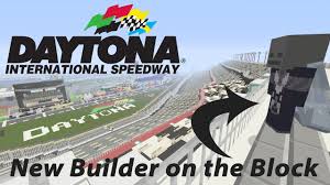 While you can't change the car's direction, you can create a vehicle that moves forward on its own. Awesome New Daytona Build Minecraft Daytona Speedway Youtube