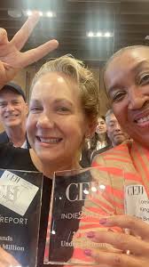 The cosmetics executive women awarded us in the top 25 of indie beauty  brands tonight. Woo hoo!!!!🙌