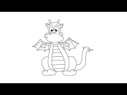 How to draw a chinese dragon? How To Draw Dragons Easy Step By Step Drawing Lessons For Kids Youtube