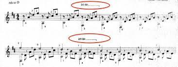 Now, the dictionary definition, of a bar in general music, is one or two measures of the music, equal to one or two lines of lyrics. What Does The Notation 2 3bii Mean Music Practice Theory Stack Exchange