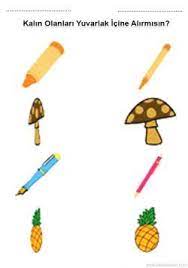 Ince Kalin Calisma Kagidi Okuloncesitr Preschool Kindergarten Calisma Egitim Free