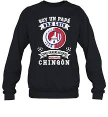 Many colors are used in the club logo. Club Atletico San Luis Futbol Mexicano Papa San Luis Shirt Hot Trend T Shirts Fasition