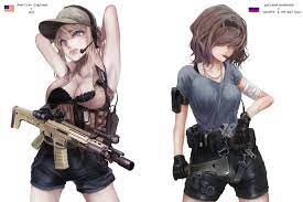 Appearance, personality, background, you name it. Anime 894324 Girls Guns And Badass On Favim Com