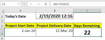How to subtract date in excel? How To Countdown Remaining Days In Excel
