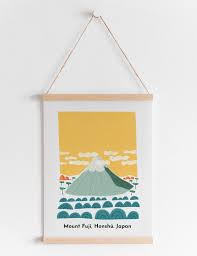 Mount Fuji Art Print For Kids Room Decor Japan And Travel Themed Room For Children Mountain Artwork For Travelers Travel Themed Room Playroom Artwork Kids Prints