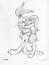 A new legacy coloring pages. Bugs Bunny And Lola Bunny Coloring Pages