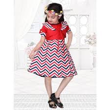 Casual Wear Girls Zigzag Print Cotton Frock 22 30 Age Group 2 6 Year Rs 375 Piece Id 21433106088 Designs are separated for the smaller hoops reviewed by inactive jan 27, 2020. girls zigzag print cotton frock
