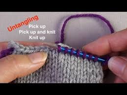 In uk patterns, picking up stitches is often expressed as pick up and knit (sometimes abbreviated to puk or pick up and k), although in some patterns you may just be instructed to pick up a certain number of stitches. Pick Up Vs Pick Up And Knit Vs Knit Up Youtube