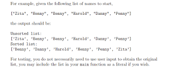 Python sort string in alphabetical. Solved 2 Write A Python Program In A File Called Sortli Chegg Com