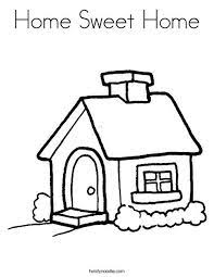 Home Sweet Home Coloring Page Family Coloring Pages Welcome Home Daddy House Colouring Pages