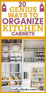 20 Fun Ways To Organize Kitchen Cabinets In No Time In 2020 Simple Kitchen Cabinets Diy Kitchen Storage Simple Kitchen