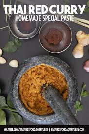 Thai Red Curry Paste Spice Recipes Indian Food Recipes Food Processor Recipes