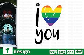 Download I Love You Lgbt Quotes Graphic By Svgocean Creative Fabrica PSD Mockup Templates