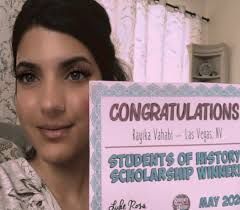 2020 Students of History Scholarship Winners