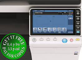 Subscribe to news & insight. Get Free Konica Minolta Bizhub C284 Pay For Copies Only