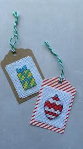 Christmas cross cross stitch christmas ornaments cross stitch patterns free pattern paper embroidery learn embroidery perforated paper in this post, i am sharing 12 foolproof gift ideas for cross stitchers! How To Finish A Cross Stitch Gift Tag And Sew We Craft Cross Stitch Patterns Christmas Stitch Gift Xmas Cross Stitch