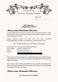 Bersama ini kami mengharapkan kehadiran bapak/ibu/saudara/i untuk menghadiri acara syukuran atas akan dilangsungkannya pernikahan putri kami : Contoh Undangan Syukuran Pernikahan Word Bagikan Contoh