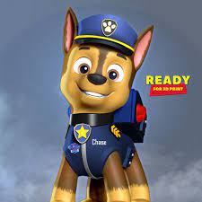 To supersize the paw patrol for the big screen and make it more palatable to parents, there are some upgrades in the voice talent. Stl Datei Chase Paw Patrol The Movie Herunterladen Objekt Zum 3d Drucken Cults