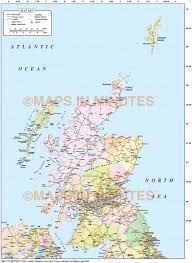 Discover the beauty hidden in the maps. 5m Scale Scotland Regions With Roads Map Including The Northern Isles In Illustrator Cs And Pdf Vector Formats