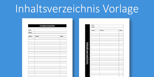Selbstgemachte geschenke kommen immer gut an. Inhaltsverzeichnis Vorlage Gratis Word Und Pdf Vorlage Vorla Ch