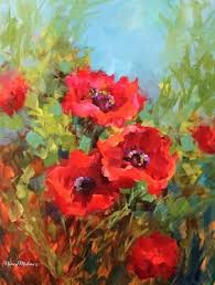 Artists Of Texas Contemporary Paintings And Art Mountain Song Poppies By Floral Artist Nancy Medina Floral Painting Flower Painting Flower Art
