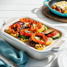 Cast iron absorbs and distributes heat evenly, then retains heat for perfect searing. Rectangular Dish With Platter Lid Le Creuset Official Site