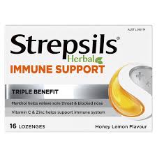 Buy Strepsils Sore Throat & Cough Lozenges Online