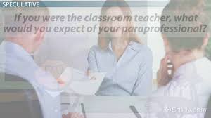 How to become a paraprofessional. Paraprofessional Interview Questions Video Lesson Transcript Study Com