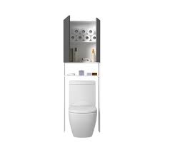 Comment choisir un meuble wc. Meuble Wc Entourage Oleron Gris Et Blanc Toute L Offre Wc But