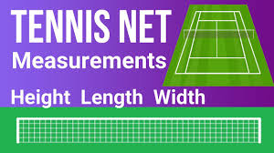 A really useful tool for measuring the net height of a standard tennis net. Tennis Net Measurements Tennis Net Height Tennis Net Tennis Sports Information Youtube