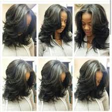 The elegance depicted by this sew in with bangs hairstyle cannot be denied. 30 Best Layered Weave Ideas Hair Styles Weave Hairstyles Natural Hair Styles