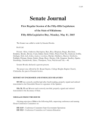Senate Journal May 11, 2015
