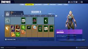 Every season of fortnite includes a new set of challenges and chapter 2 is no different. Every Fortnite Season 5 Battle Pass Skin Outfits Back Bling Contrails Gliderseve Gamespot