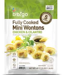 Mini Wontons Chicken Cilantro Bibigo Usa Products Share Korean Flavor Costco Appetizers Costco Chicken Food