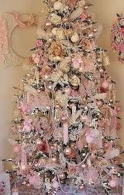 Shabby In Love Christmas Tree Decorating Ideas Shabby Chic Christmas Tree Chic Christmas Decor Pink Christmas