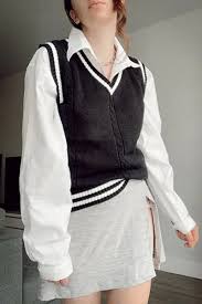 Sweater Vest Trend And How To Style It Like A Pro Aesthetry contains all the vintage and aesthetic outfits. sweater vest trend and how to style it