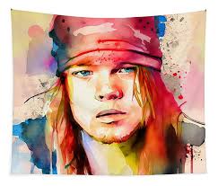 Axl Rose Tapestries for Sale